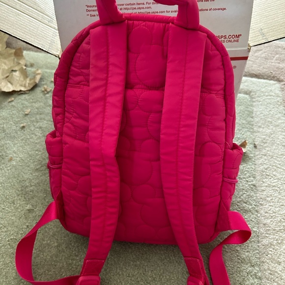 Vera Bradley Pink Quilted Backpack - Picture 3 of 10